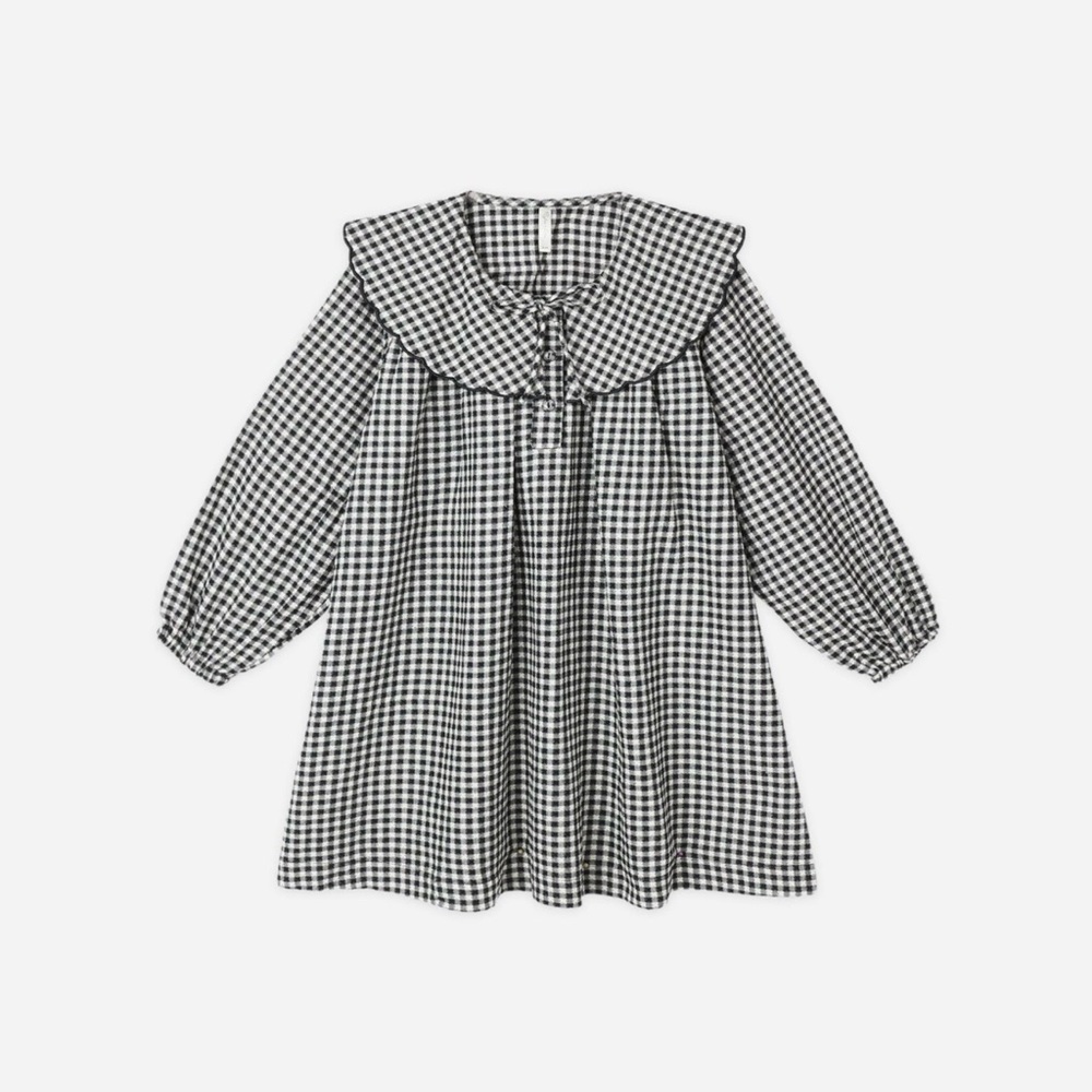 Rylee & Cru Mini Dress - Black Gingham